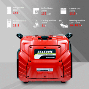 Generador inversor silencioso de 5KW doméstico a gasolina